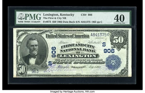 image for: Lexington, KY - $50 1902 Date Back Fr. 673 The First & City NB Ch. # (S)906...