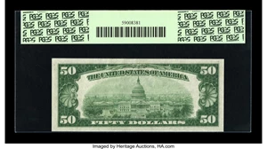 image for: Fr. 1880-I $50 1929 Federal Reserve Bank Note. PCGS Very Choice New 64PPQ....