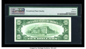 image for: Fr. 2000-K $10 1928 Federal Reserve Note. PMG Gem Uncirculated 65 EPQ....