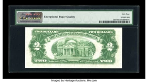 image for: Fr. 1501* $2 1928 Legal Tender Note. PMG Choice Uncirculated 64 EPQ....