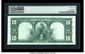 image for: Fr. 117 $10 1901 Legal Tender PMG Very Fine 25....