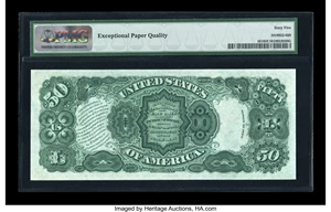 image for: Fr. 161 $50 1880 Legal Tender PMG Gem Uncirculated 65 EPQ....