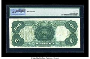 image for: Fr. 181 $100 1880 Legal Tender PMG Very Fine 20....