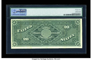image for: Fr. 313 $20 1886 Silver Certificate PMG Very Fine 25....