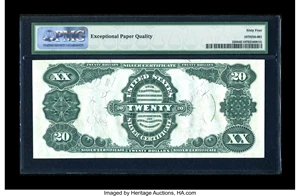 image for: Fr. 320 $20 1891 Silver Certificate PMG Choice Uncirculated 64 EPQ....