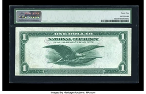 image for: Fr. 732 $1 1918 Federal Reserve Bank Note PMG Choice Very Fine 35....
