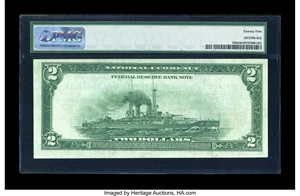 image for: Fr. 760 $2 1918 Federal Reserve Bank Note PMG Very Fine 25....