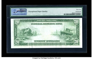 image for: Fr. 999 $20 1914 Federal Reserve Note PMG Choice Uncirculated 64 EPQ....