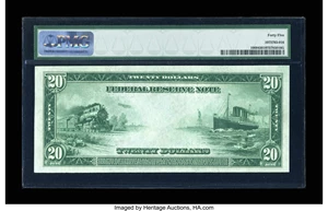image for: Fr. 1009 $20 1914 Federal Reserve Note PMG Choice Extremely Fine 45....