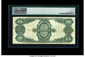 image for: Fr. 319 $20 1891 Silver Certificate PMG Fine 12....