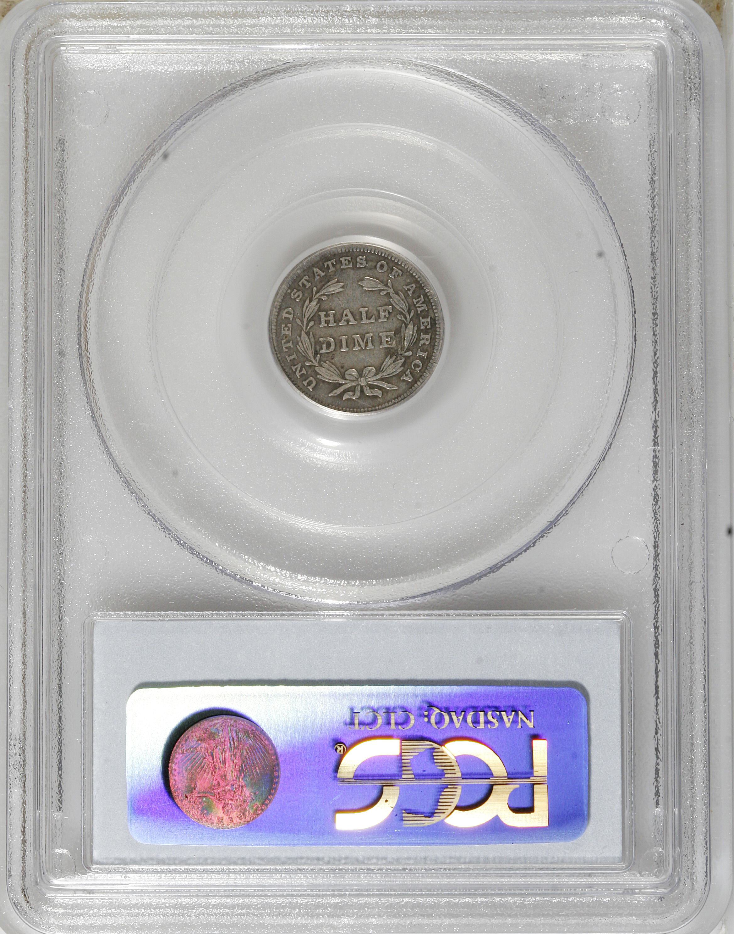1837 H10c No Stars, Large Date G6 thumbnail 8
