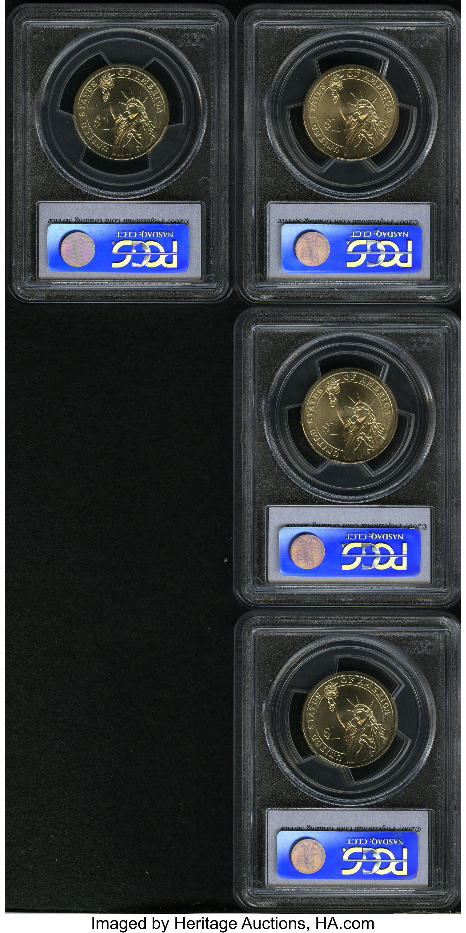 2007-P $1  James Madison, Satin Finish, Position A MS68 thumbnail 18