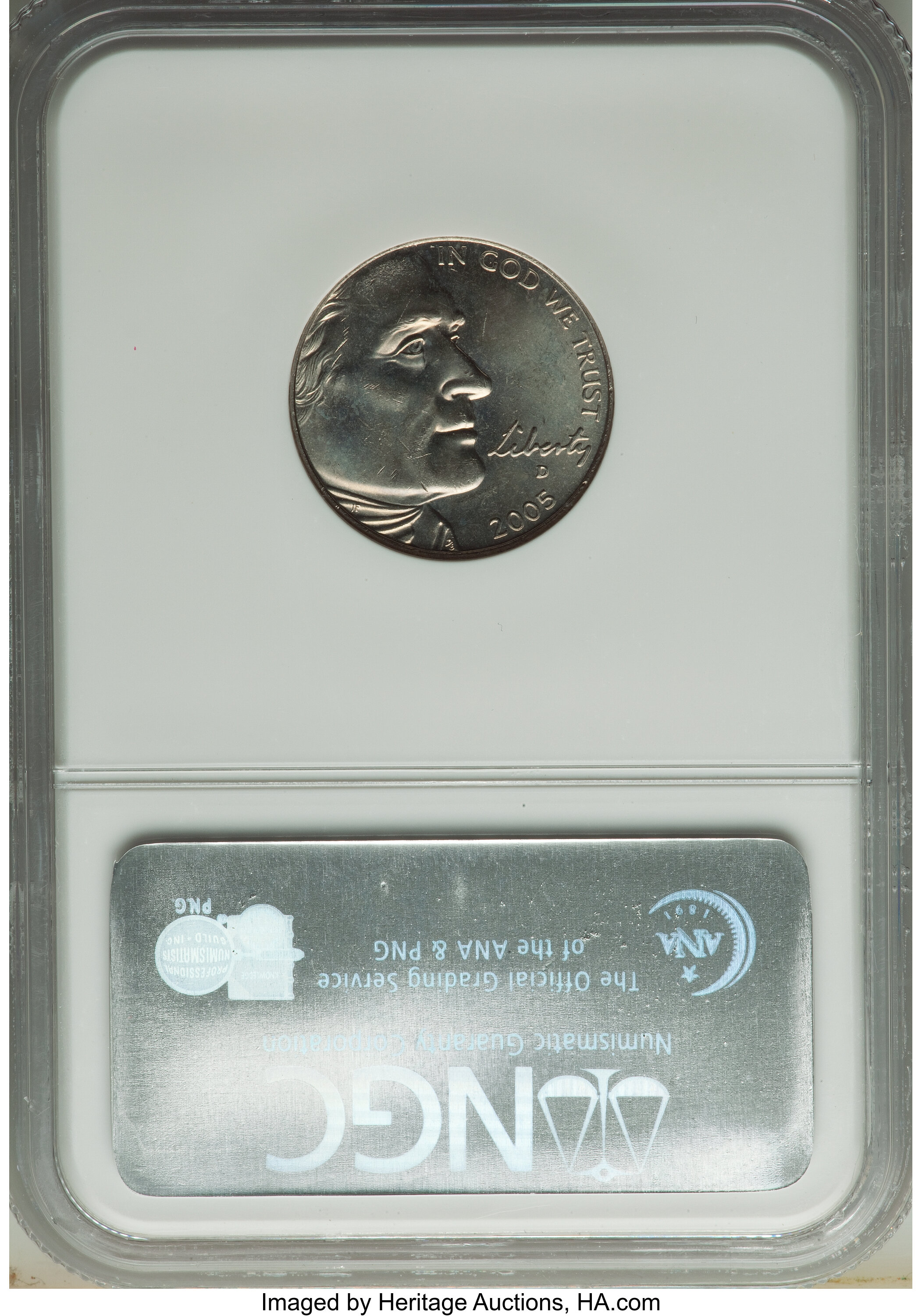 image for: 2005-D 5C Speared Bison MS64 NGC. NGC Census: (0/0). PCGS Population: (365/220). CDN: $200 Whsle. Bid for NGC/PCGS MS64. ...