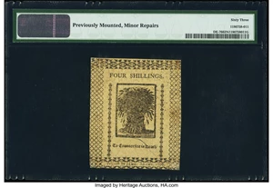 image for: Delaware January 1, 1776 4s PMG Choice Uncirculated 63 Net....