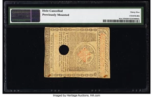 image for: Massachusetts May 5, 1780 $2 PMG Choice Very Fine 35....