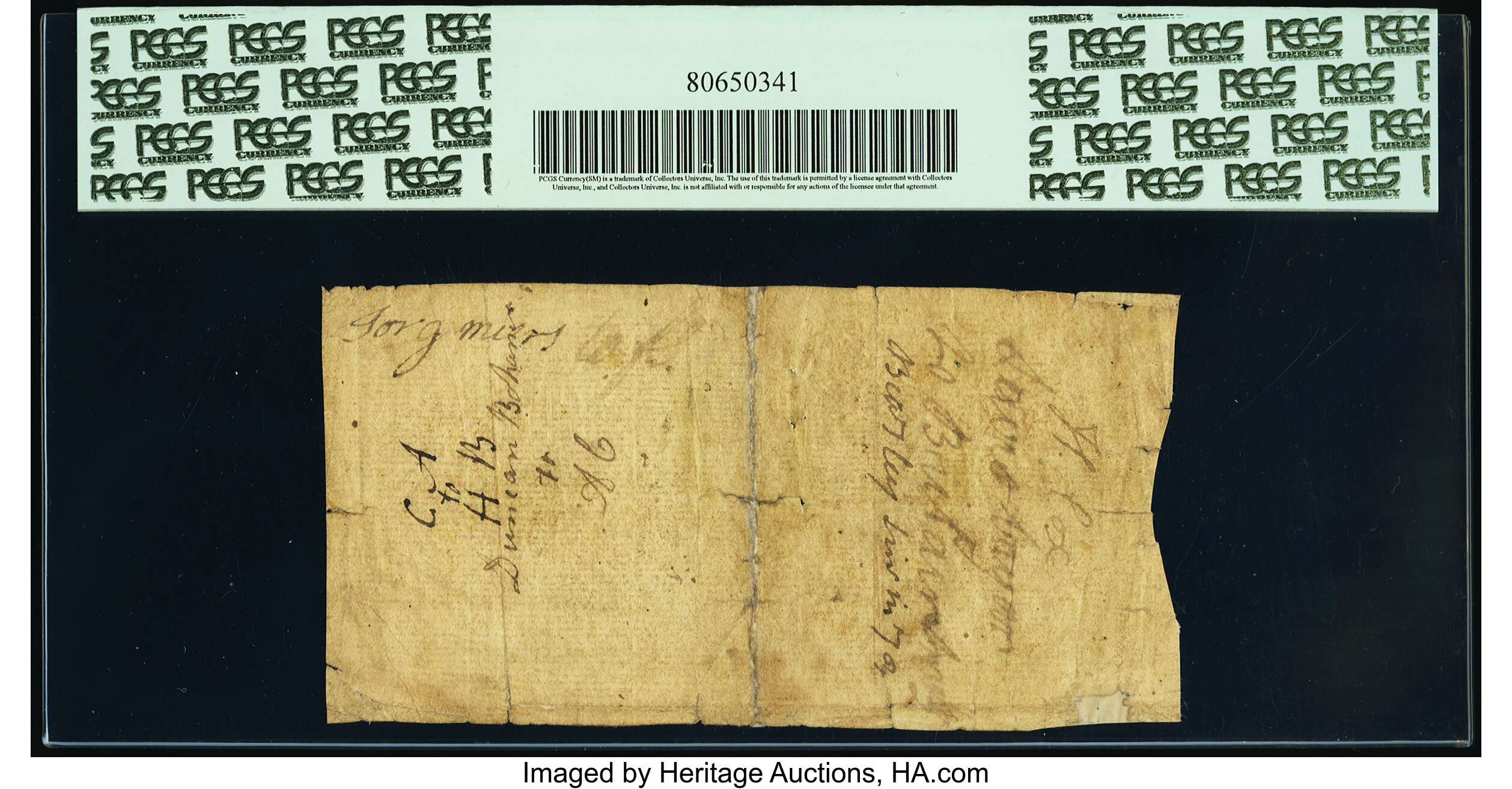 image for: North Carolina March 9, 1754 15s PCGS Apparent Fine 15....