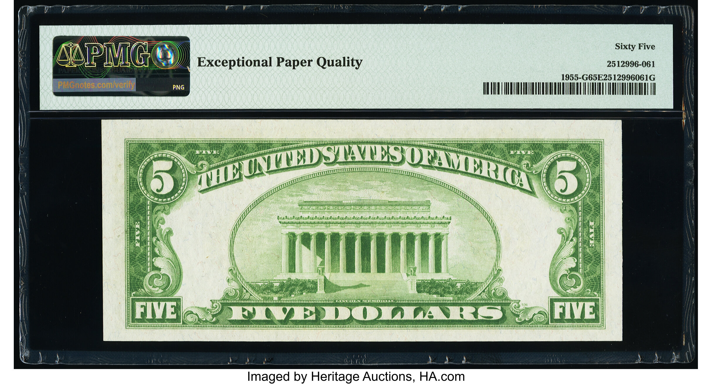 image for: Fr. 1955-G $5 1934 Federal Reserve Note. PMG Gem Uncirculated 65 EPQ....