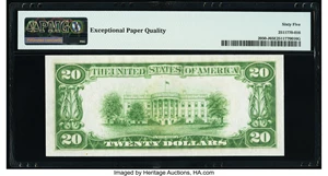 image for: Fr. 2050-J $20 1928 Federal Reserve Note. PMG Gem Uncirculated 65 EPQ....