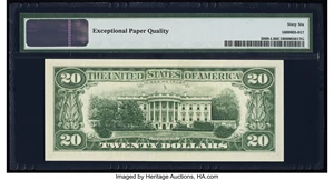 image for: Fr. 2069-L $20 1969B Federal Reserve Note. PMG Gem Uncirculated 66 EPQ....