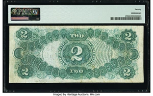 image for: Fr. 47 $2 1875 Legal Tender PMG Very Fine 20....
