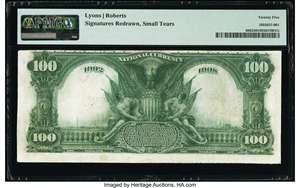 image for: Waterloo, IA - $100 1902 Date Back Fr. 689 The First National Bank Ch. # (M)792 PMG Very Fine 25....