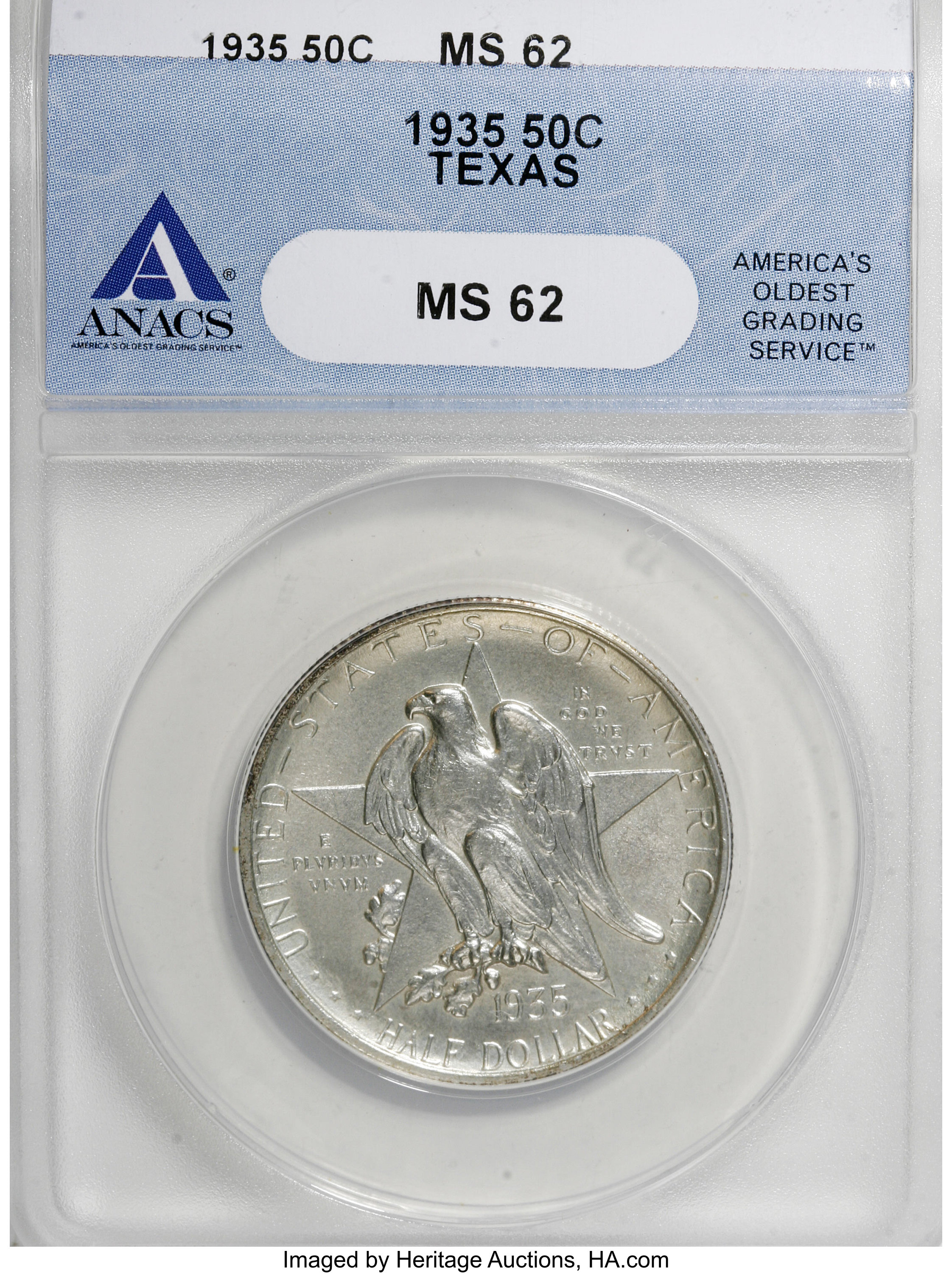 1935 50c Texas AU55 thumbnail 11