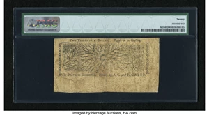 image for: Maryland April 10, 1774 $2/3 PMG Very Fine 20.