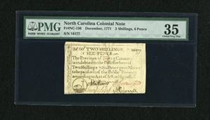image for: North Carolina December, 1771 2s/6d PMG Choice Very Fine 35....