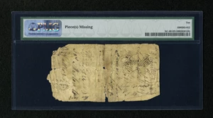 image for: North Carolina April 4, 1748 40s PMG Very Good 10 Net....