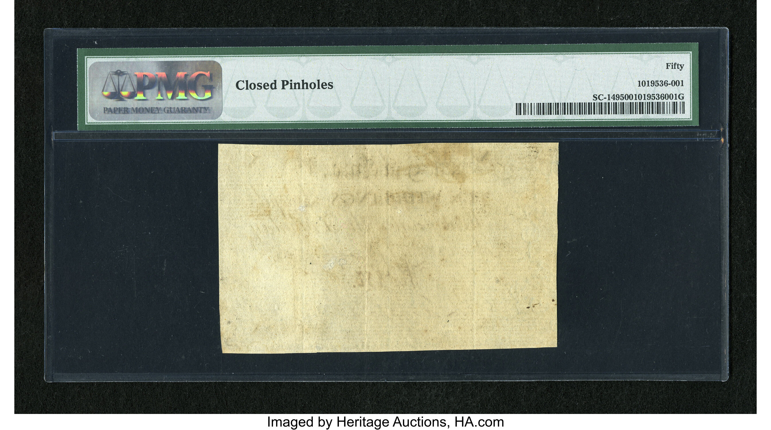 image for: South Carolina April 10, 1778 10s PMG About Uncirculated 50....