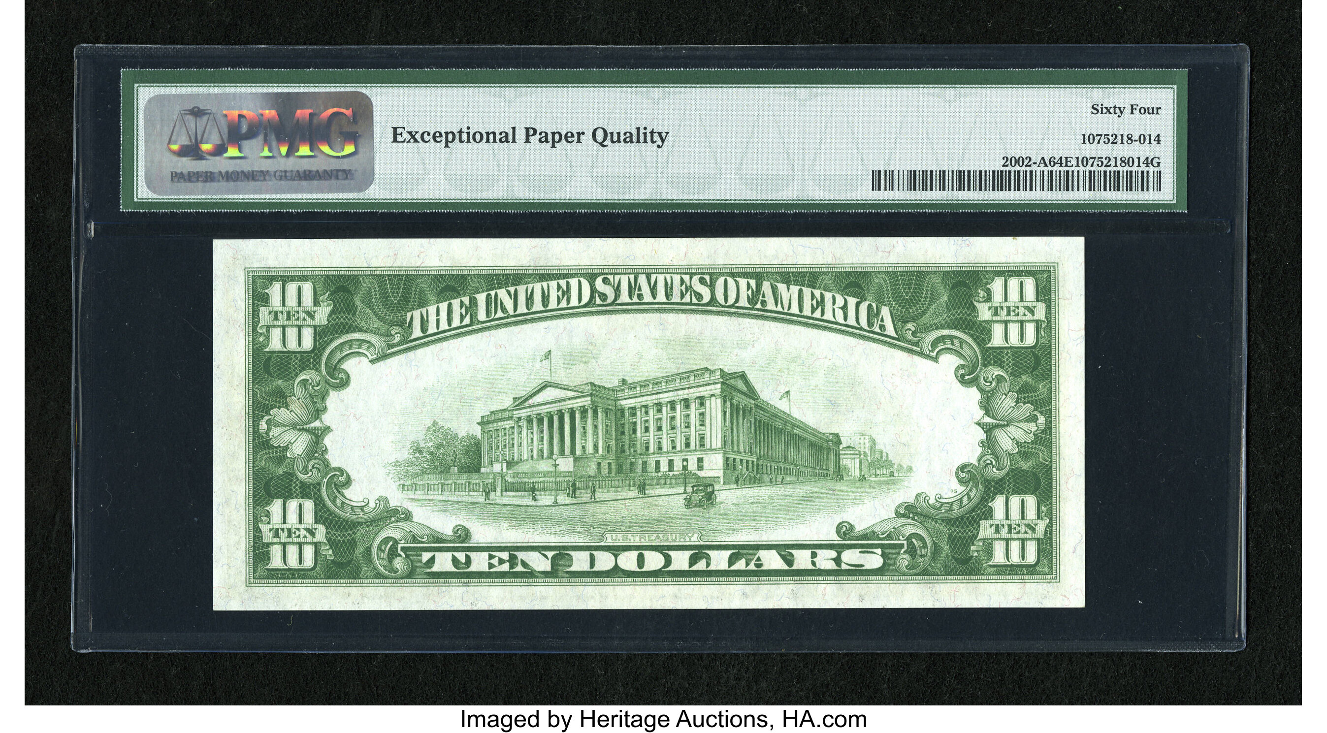 image for: Fr. 2002-A $10 1928B Federal Reserve Note. PMG Choice Uncirculated 64 EPQ....