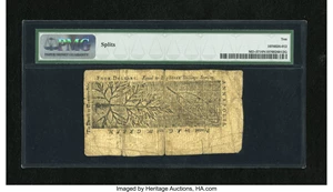 image for: Maryland March 1, 1770 $4 PMG Very Good 10 Net....