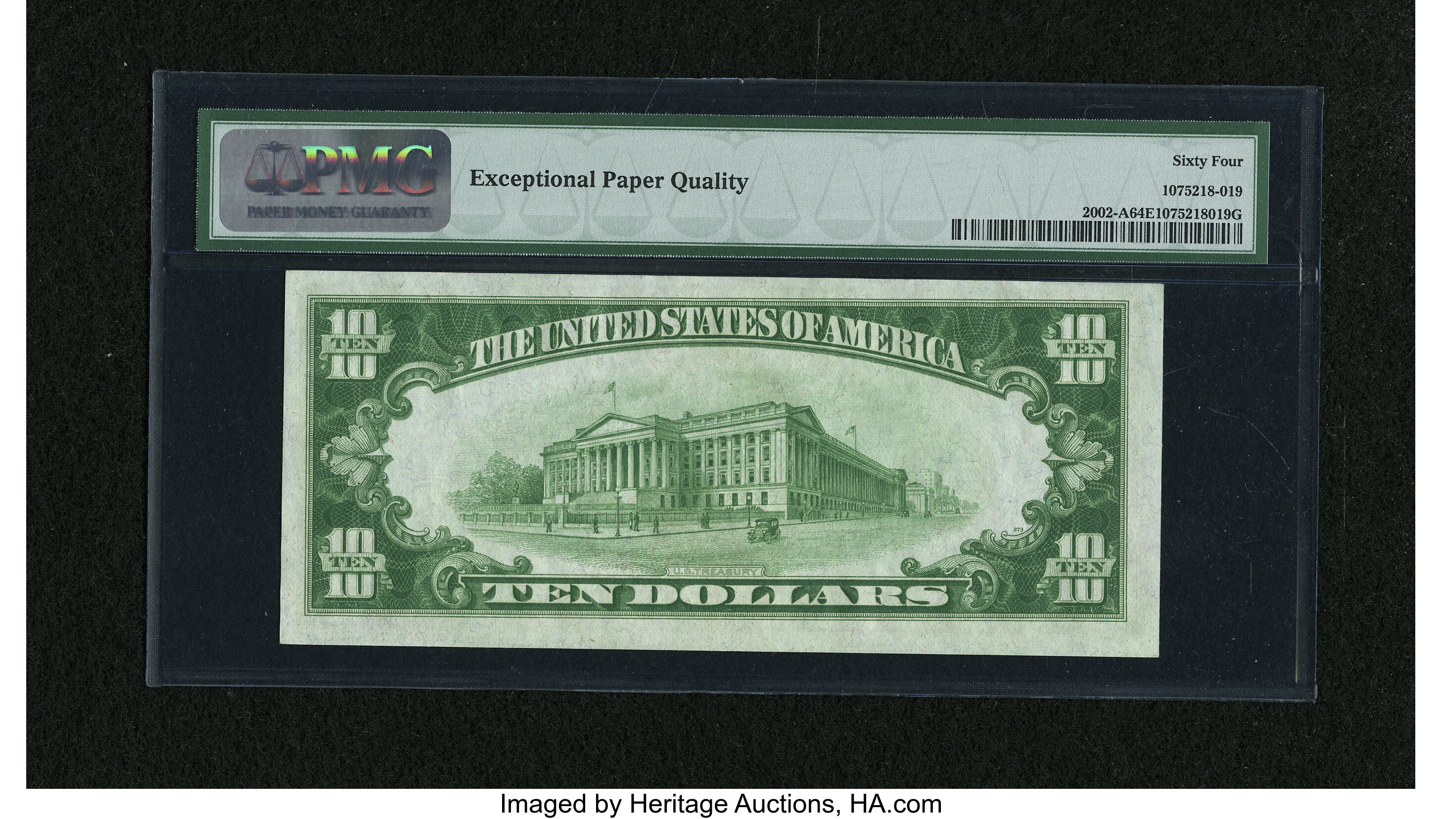 image for: Fr. 2002-A $10 1928B Federal Reserve Note. PMG Choice Uncirculated 64 EPQ....