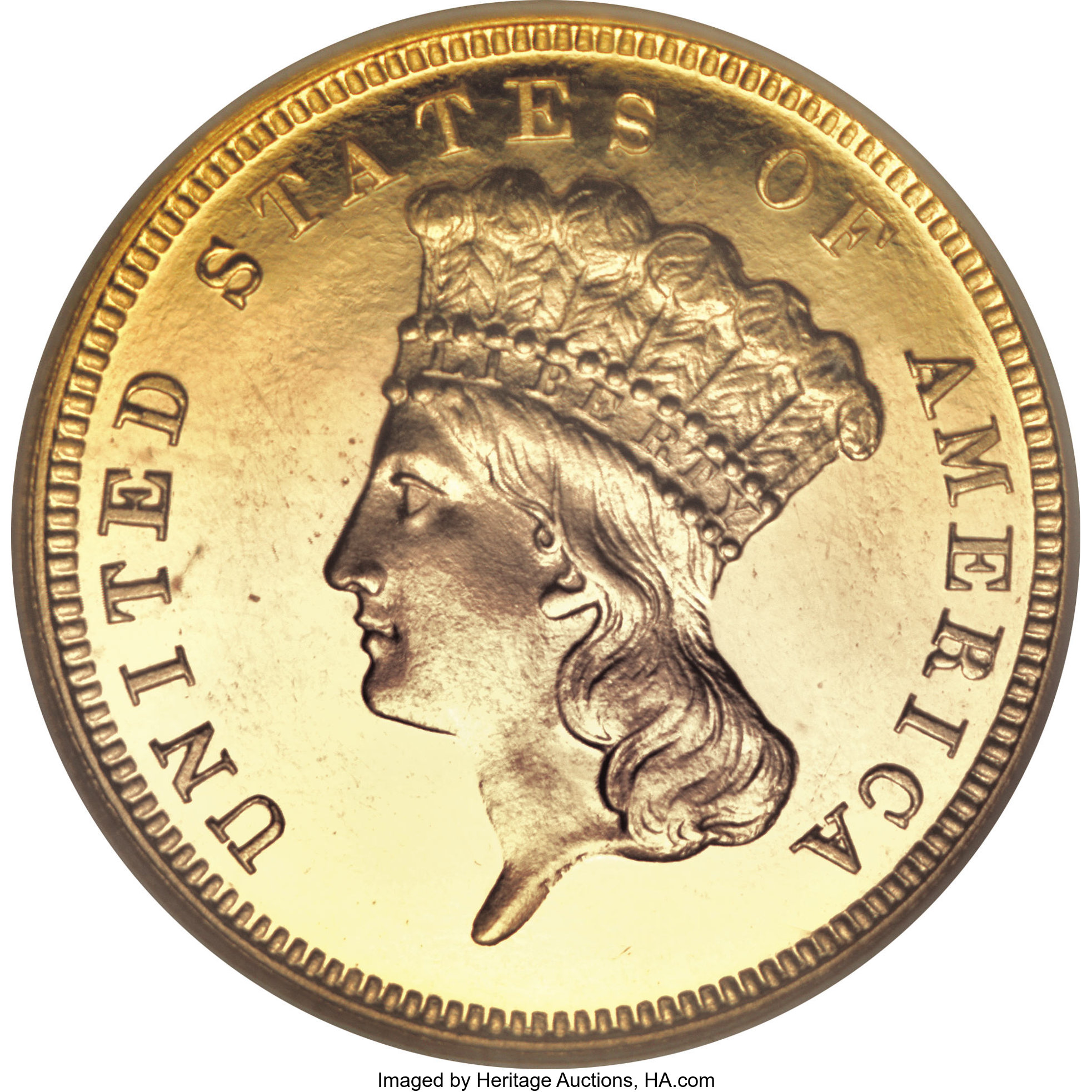 image for: 1889 $3 PR65 Ultra Cameo NGC....