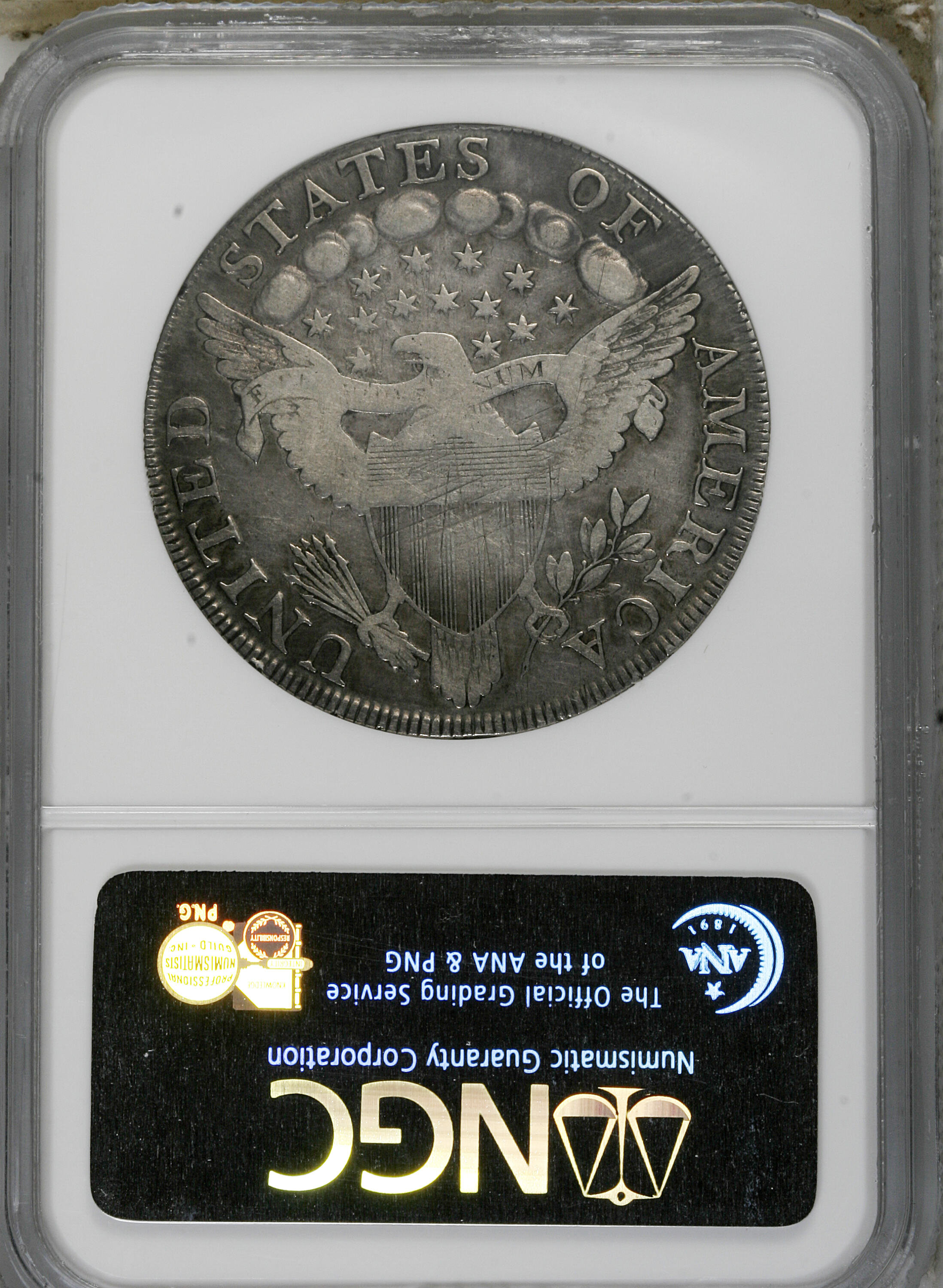 image for: 1798 $1 Knob 9 Fine 15 NGC....