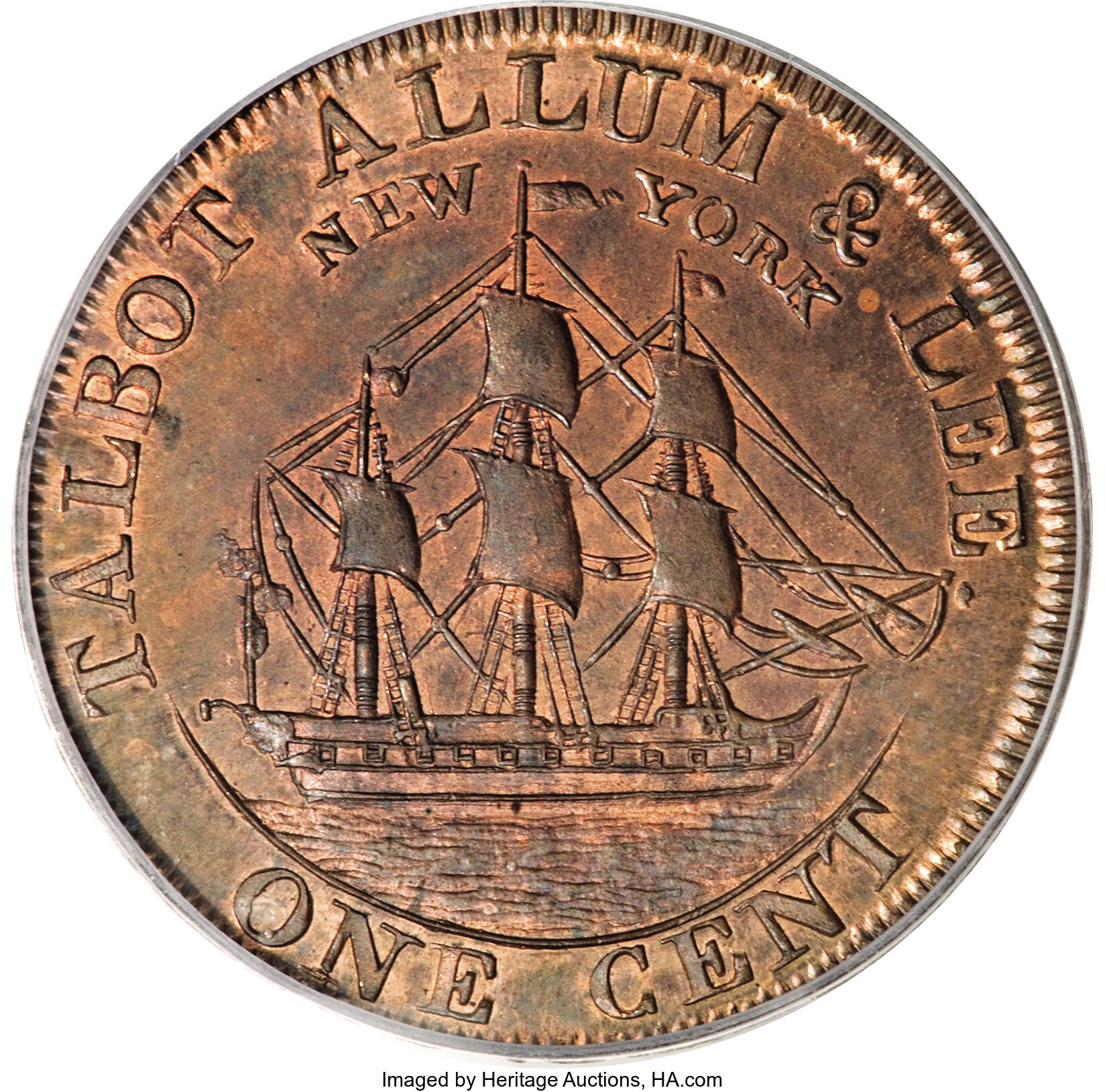 image for: 1794 Cent Talbot, Allum & Lee Cent PR65 Red and Brown PCGS....