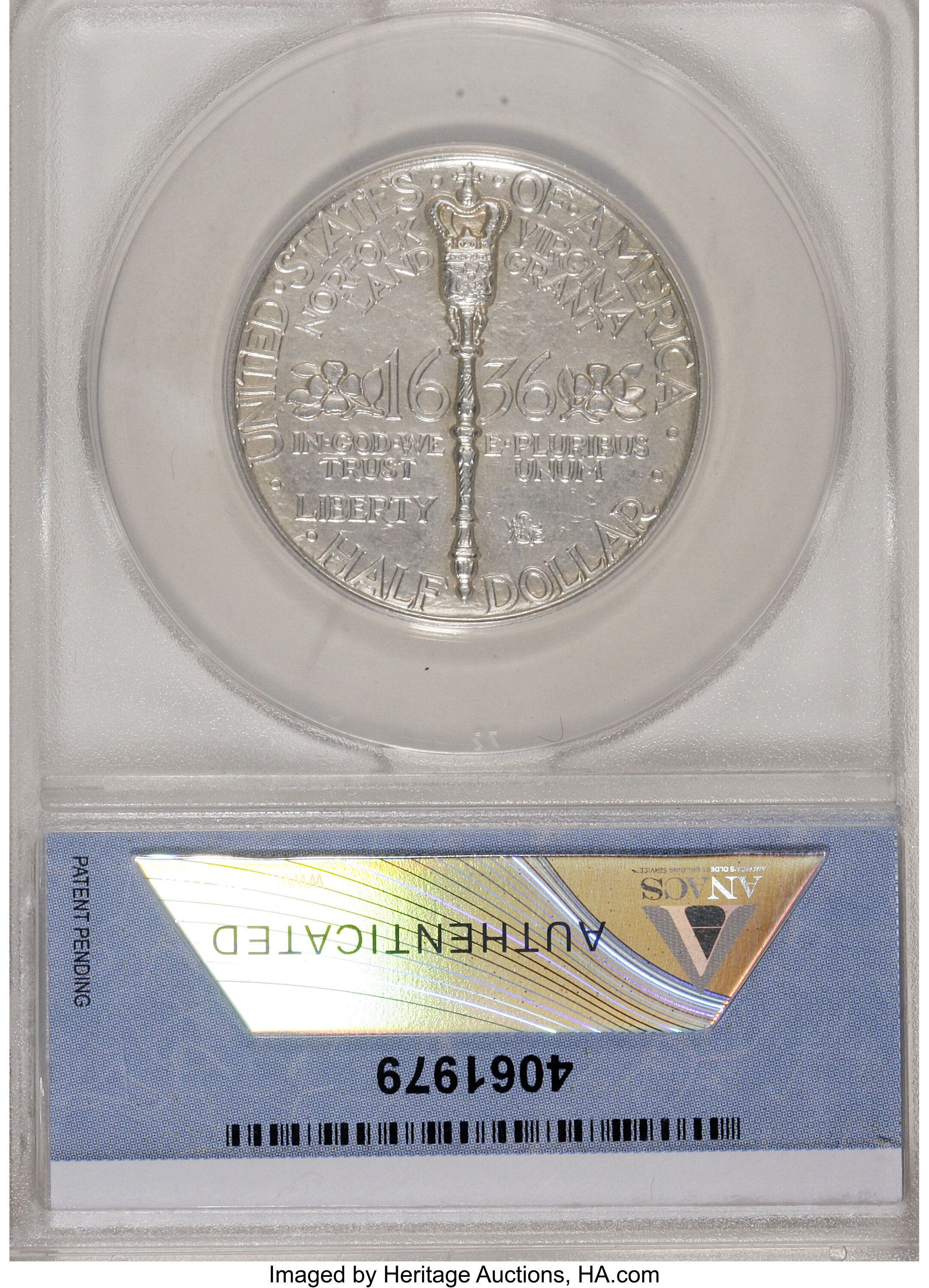 1936 50c Norfolk XF45 thumbnail 2