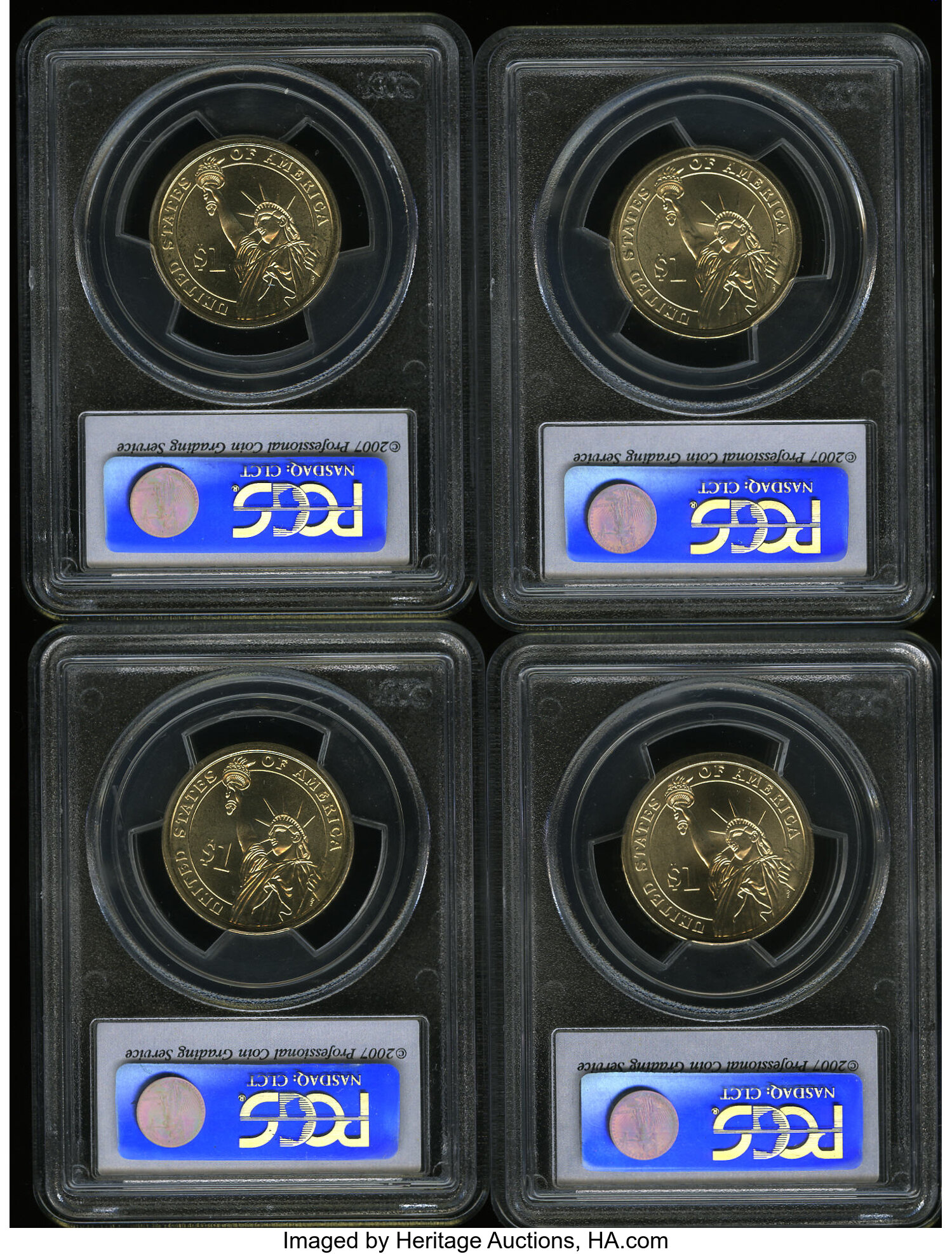 2007-P $1  George Washington, Satin Finish, Position A MS70 thumbnail 22