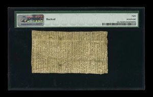image for: Georgia 1776 $2 PMG Very Good Net 8.