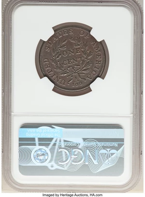 image for: 1798 1C Second Hair Style, S-179, B-37, R.2, AU53 NGC....