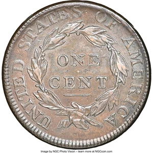 image for: 1812 1C Large Date, S-288, B-3, R.2, AU53 NGC....