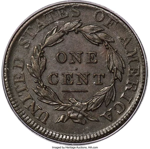 image for: 1812 1C Large Date, S-288, B-3, R.2, AU53 PCGS....