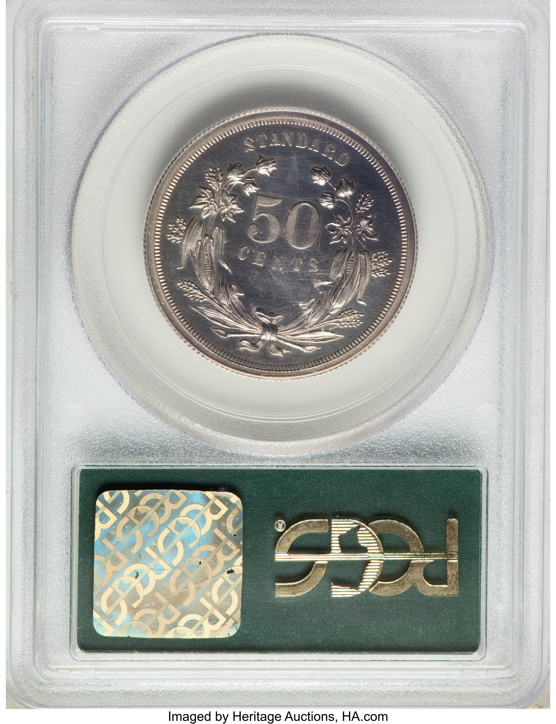 image for: 1871 50C Standard Silver Half Dollar, Judd-1111, Pollock-1247, Low R.7, PR61 PCGS....