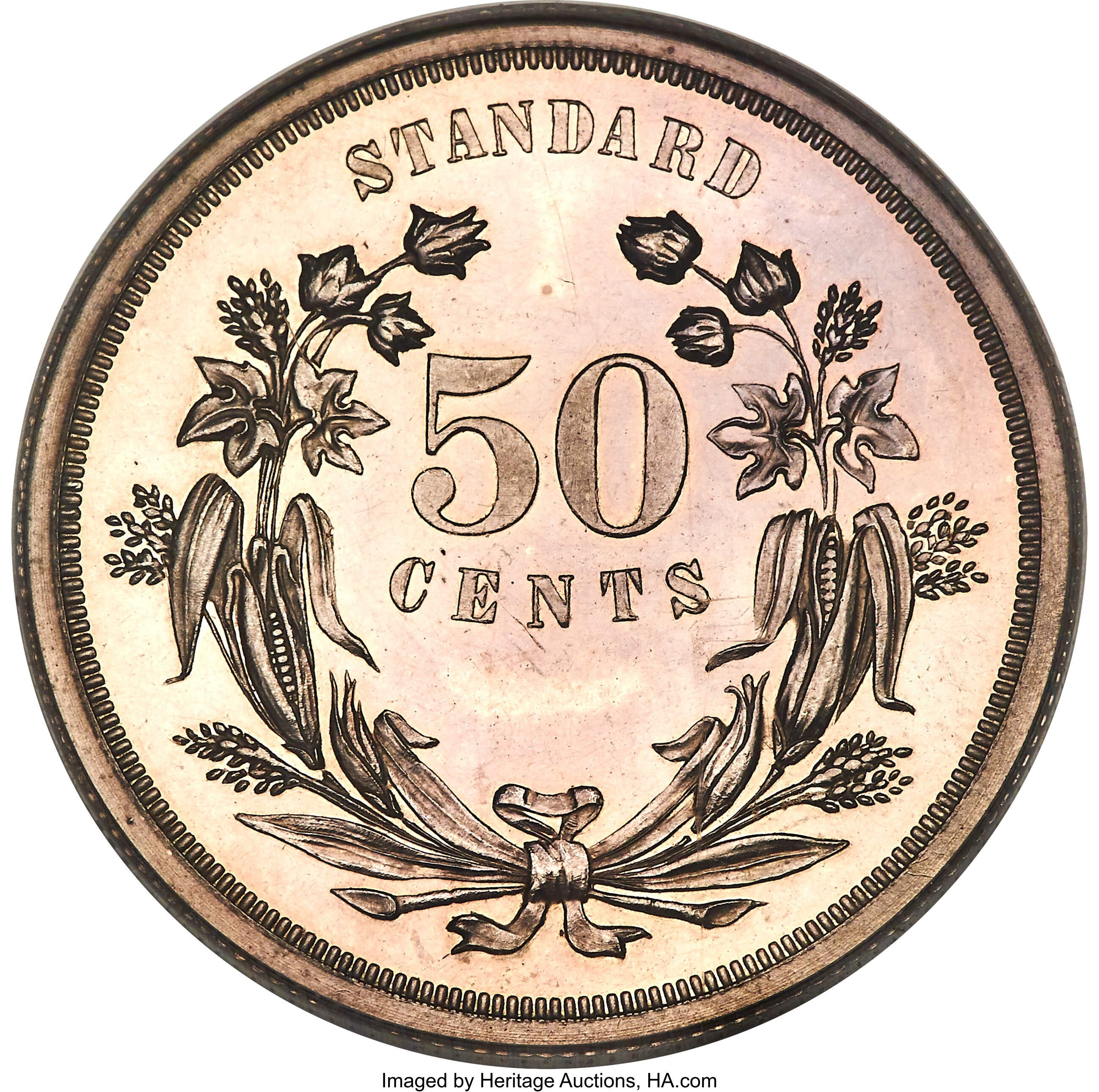 image for: 1871 50C Standard Silver Half Dollar, Judd-1111, Pollock-1247, Low R.7, PR61 PCGS....