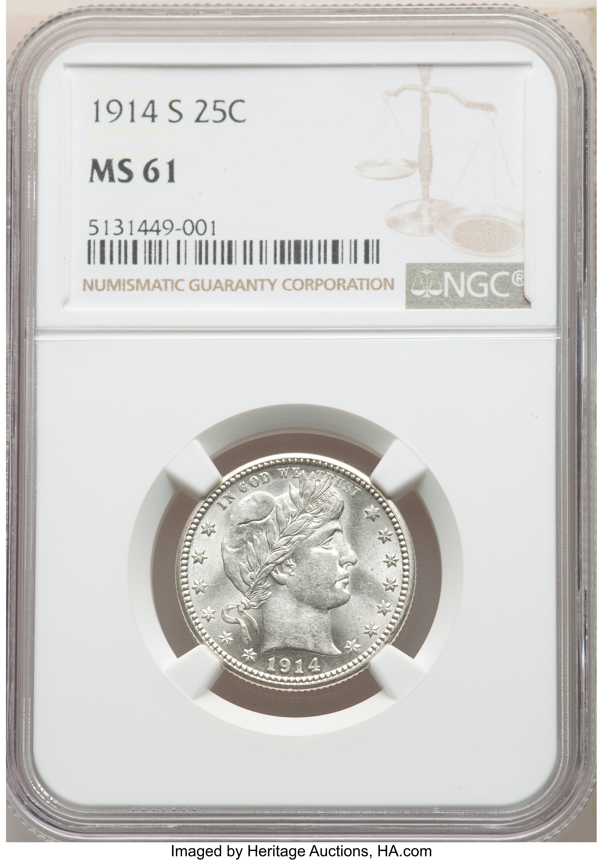 1914-S 25c AU53 thumbnail 12