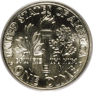 image for: 1995-P 10C MS67 Full Bands PCGS. . PCGS Population (11/0). NGC Census: (0/0). Mintage: 1,125,500,032. (#85188)...