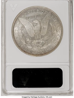 image for: 1888-O $1 Oval O--Cleaned--ANACS. AU Details, Net XF45. VAM-6. A Top 100 Variety. (#133923)...