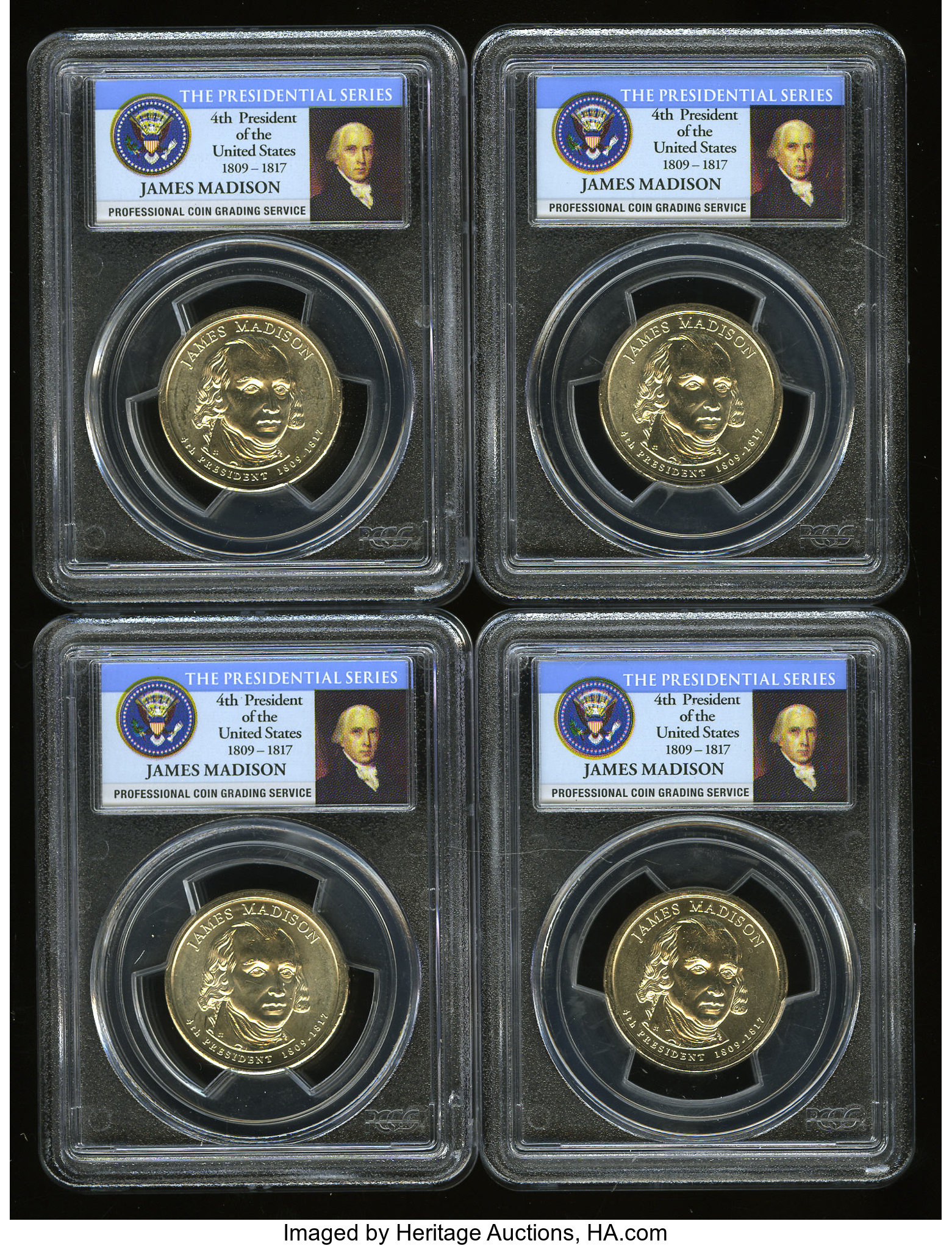 2007-P $1  James Madison, Satin Finish, Position A MS64 thumbnail 6