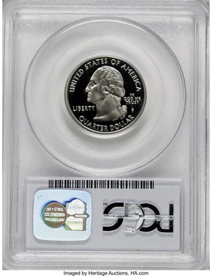 image for: 2001-S 25C North Carolina Clad PR69 Deep Cameo PCGS. PCGS Population (3051/70). NGC Census: (0/0). Numismedia Wsl. Price f...