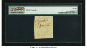 image for: Connecticut October 11, 1777 2d PMG Choice About Unc 58....